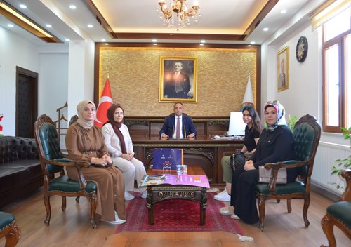 Diyarbakır Büyükşehir Belediyesi Konuk Kız Öğrenci Yurdu Müdürü Kaymakamımız  Abdullah YÜKSEL'e Ziyarette Bulundu